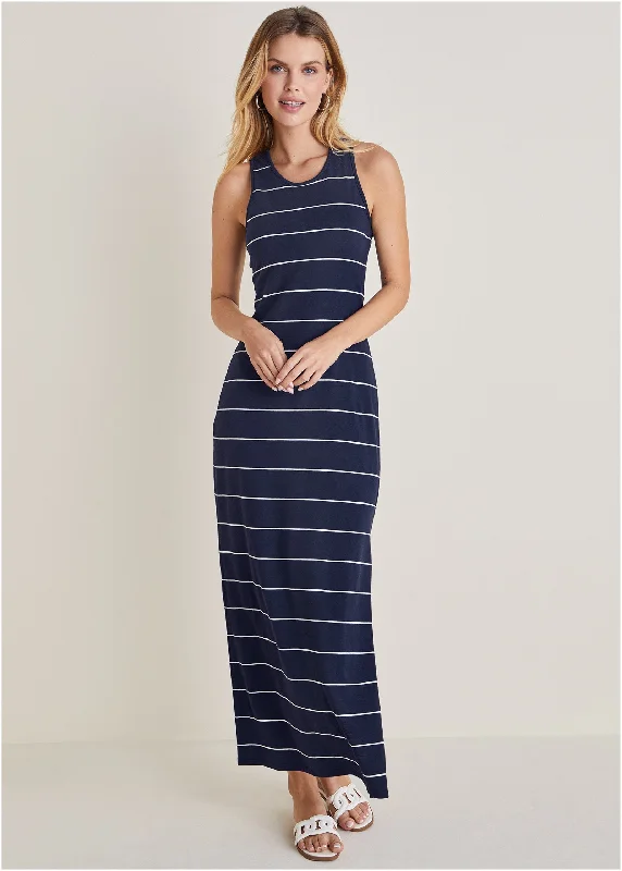 Tank maxi dress - Peacoat Combo