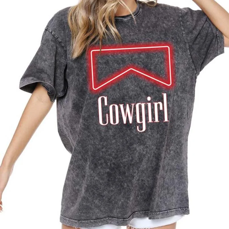 Cowgirl Label Short Sleeve T-Shirt