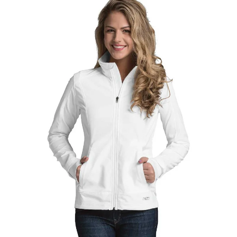 Charles River Women's White Axis Soft Shell Jacket