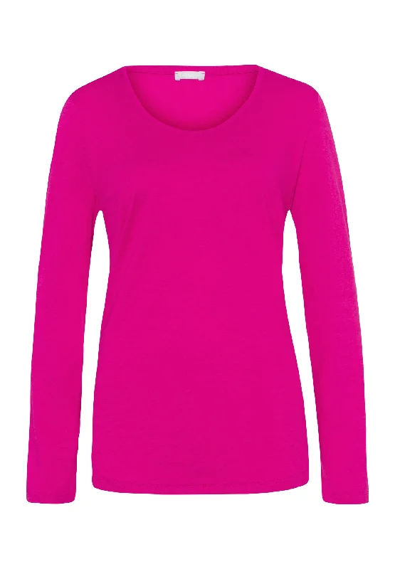 Sleep And Lounge Long Sleeve Shirt | Very Berry 77844-1370