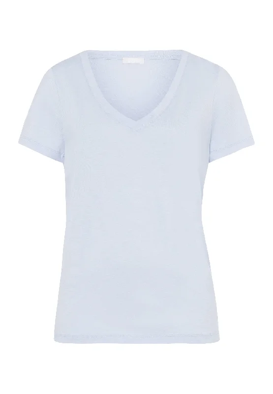 77876 Sleep And Lounge Short Sleeve Shirt - 1543 Cloud Blue