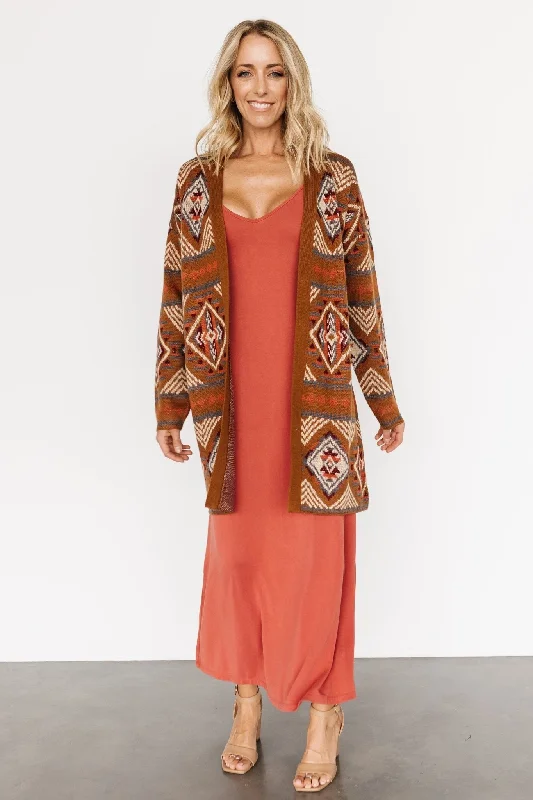 Billings Knit Cardigan | Spice Multi