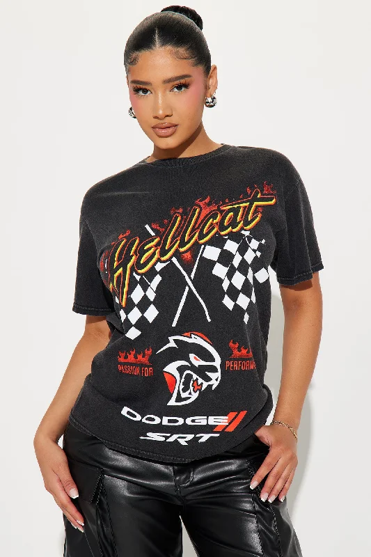 Hellcat Washed Tee - Black Wash