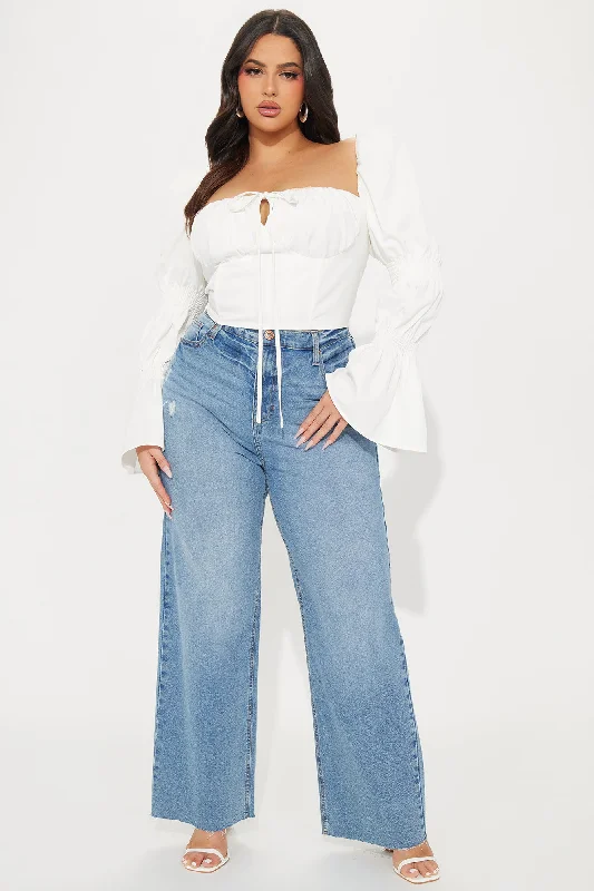 Ivy Corset Top - White