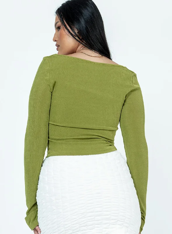 Kentia Long Sleeve Top Green