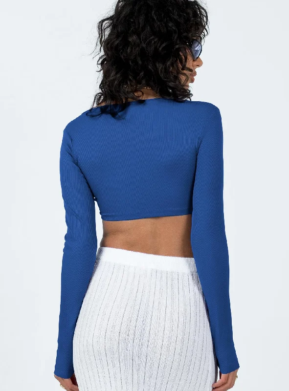 Lamor Long Sleeve Top Blue