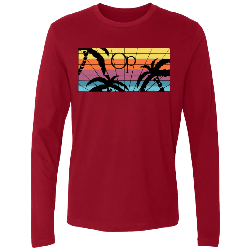 3D Palms Long Sleeve Tee