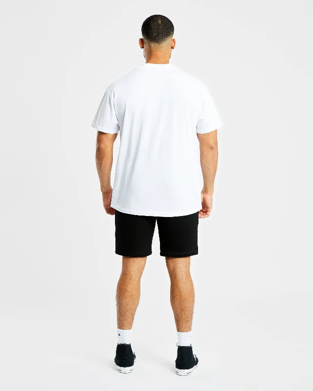 Athletics Varsity Oversized T Shirt - White