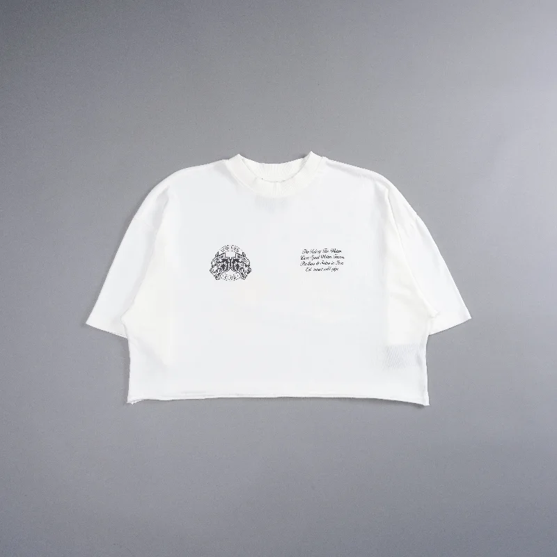 Outside ""Premium Vintage"" Oversized (Cropped) Tee in Cream