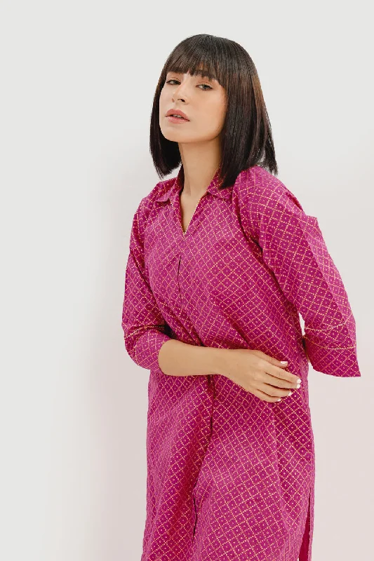 Printed Cambric Kurti