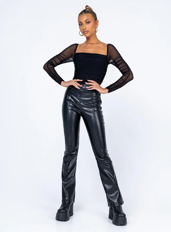 Delany Bodysuit Black Tall