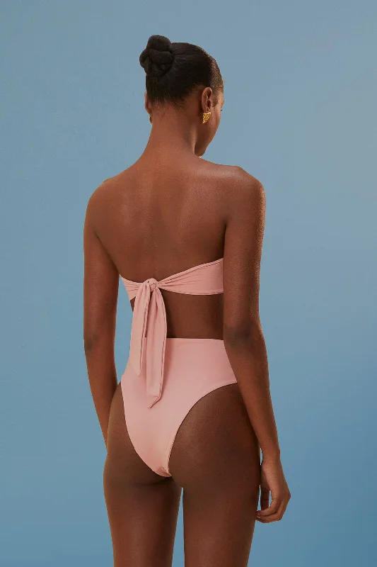 Rose Pink Bikini Top