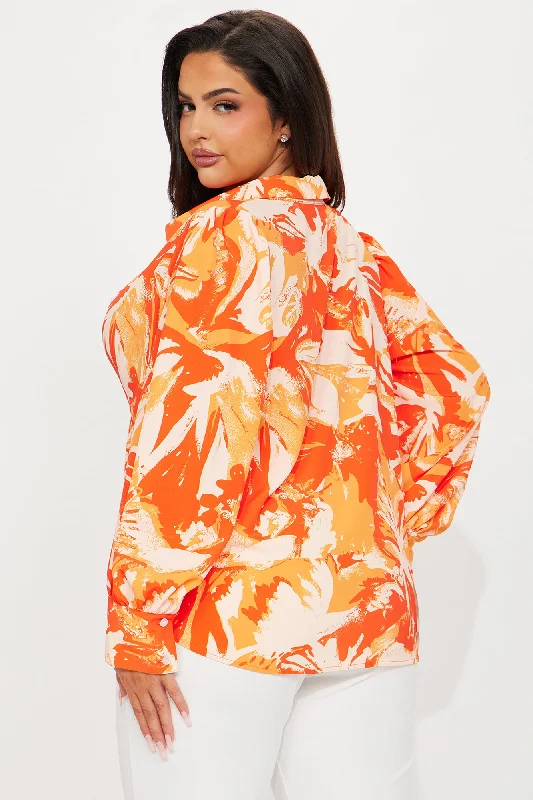 Tangerine Dream Shirt - Orange/combo