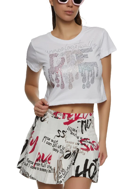 Unapologetically Dope Rhinestone Graphic Tee