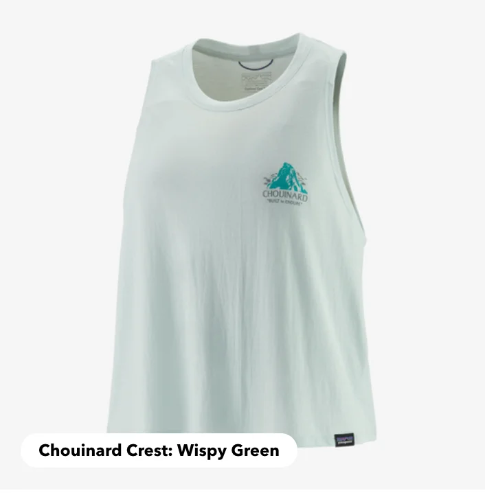 W's Capilene Cool Trail Cropped Tank