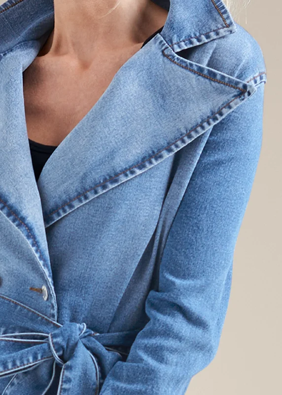 Denim trench - Light Wash