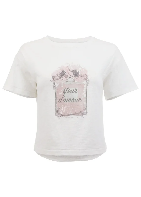 French perfume graphic tee - Off White